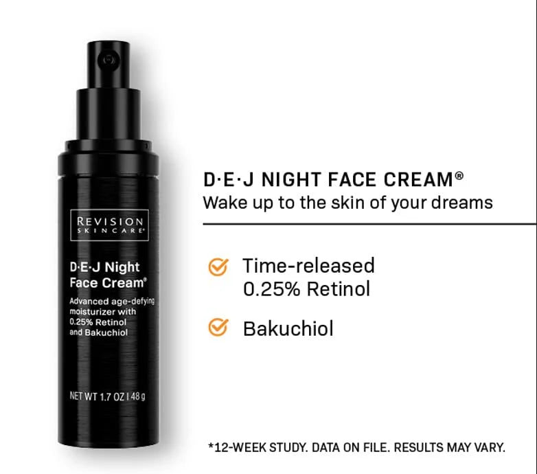Revision DEJ Night Face Cream at FRZN Aesthetics in Frisco, TX