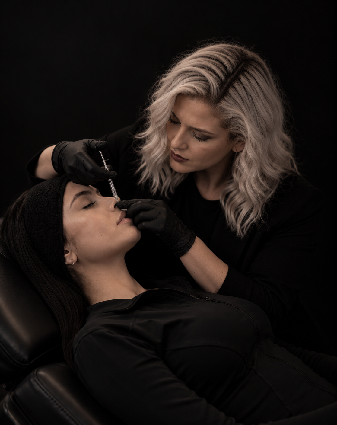 Alyssa_FRZN_Aesthetics_Frisco_Texas_Injecting botox for lip flip
