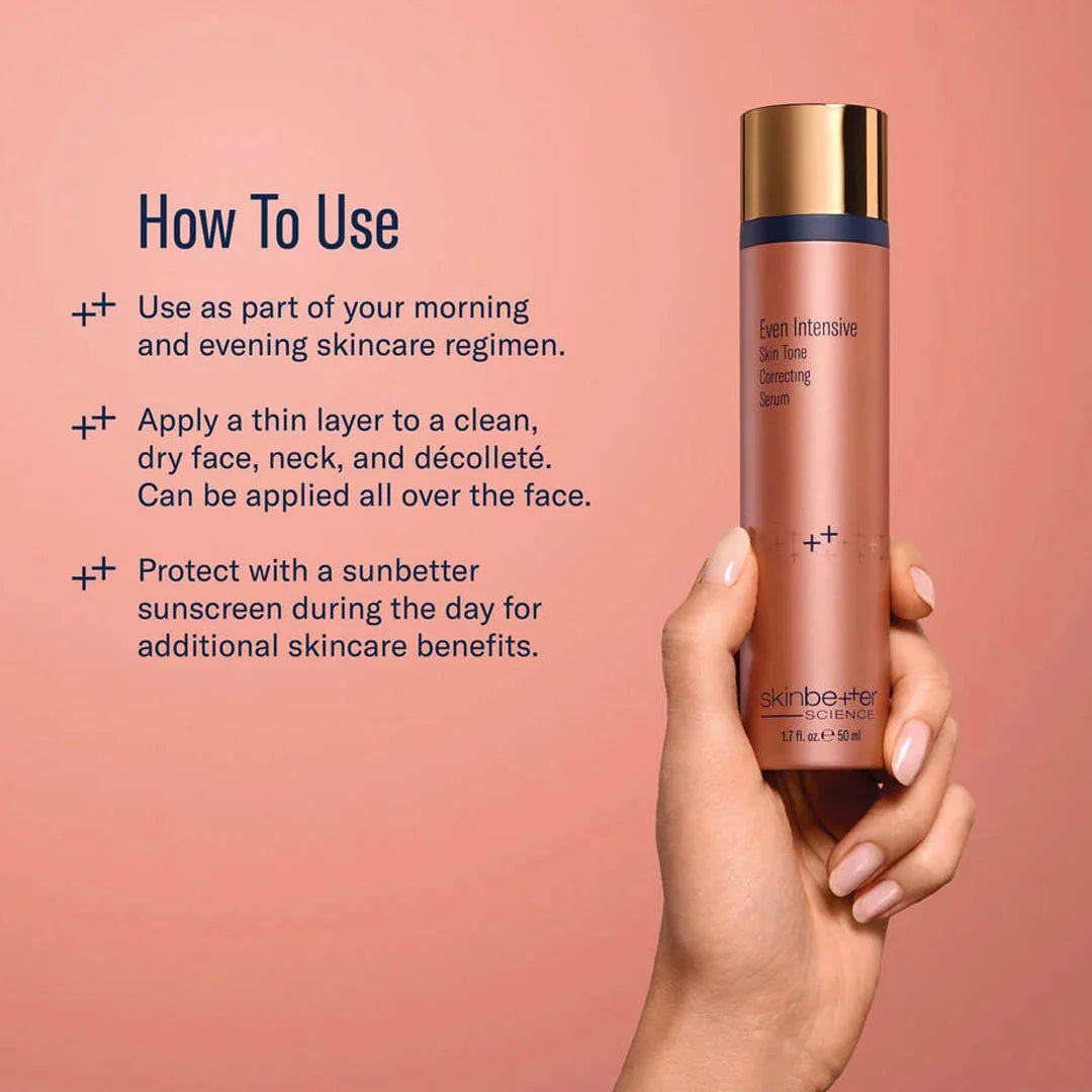 SkinBetter Even Intensive Skin Tone Correcting Serum, how to use, at FRZN Aesthetics in Frisco, TX