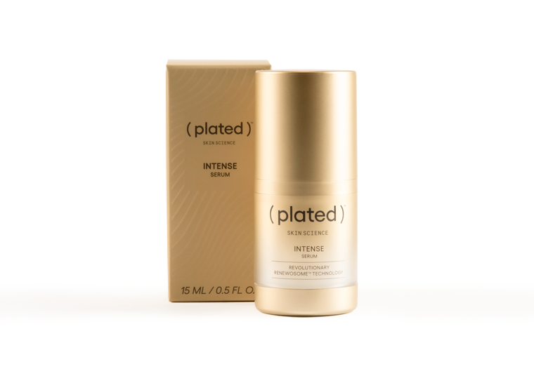 Plated INTENSE Serum at FRZN Aesthetics, medical-grade skincare in Frisco, TX