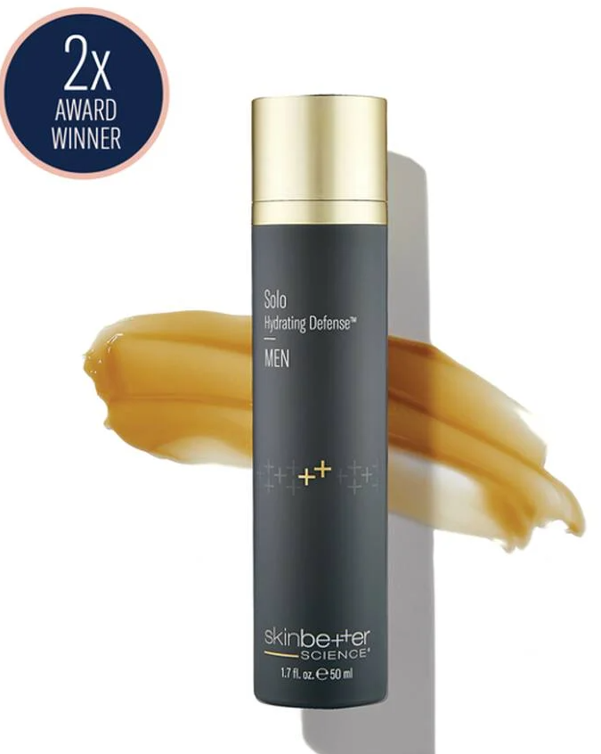 SkinBetter Solo Hydrating Defense for Men at FRZN Aesthetics, medical-grade skincare in Frisco, TX