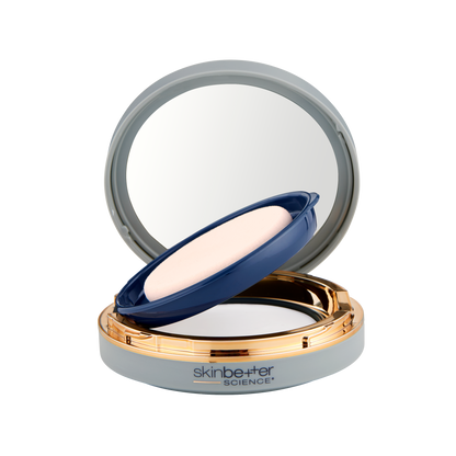 SkinBetter SunBetter Sheer Mineral SPF 56 Compact, product packaging, at FRZN Aesthetics in Frisco, TX