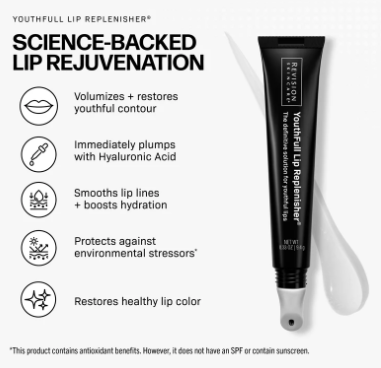 Revision Youthful Lip Replenisher, rejuvenation benefits, at FRZN Aesthetics in Frisco, TX