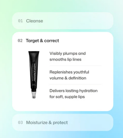 Revision Youthful Lip Replenisher, targeted benefits, at FRZN Aesthetics in Frisco, TX